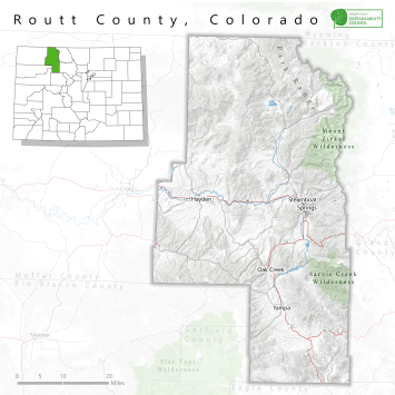 Routt County Map