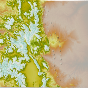 Colorado Terrain Map