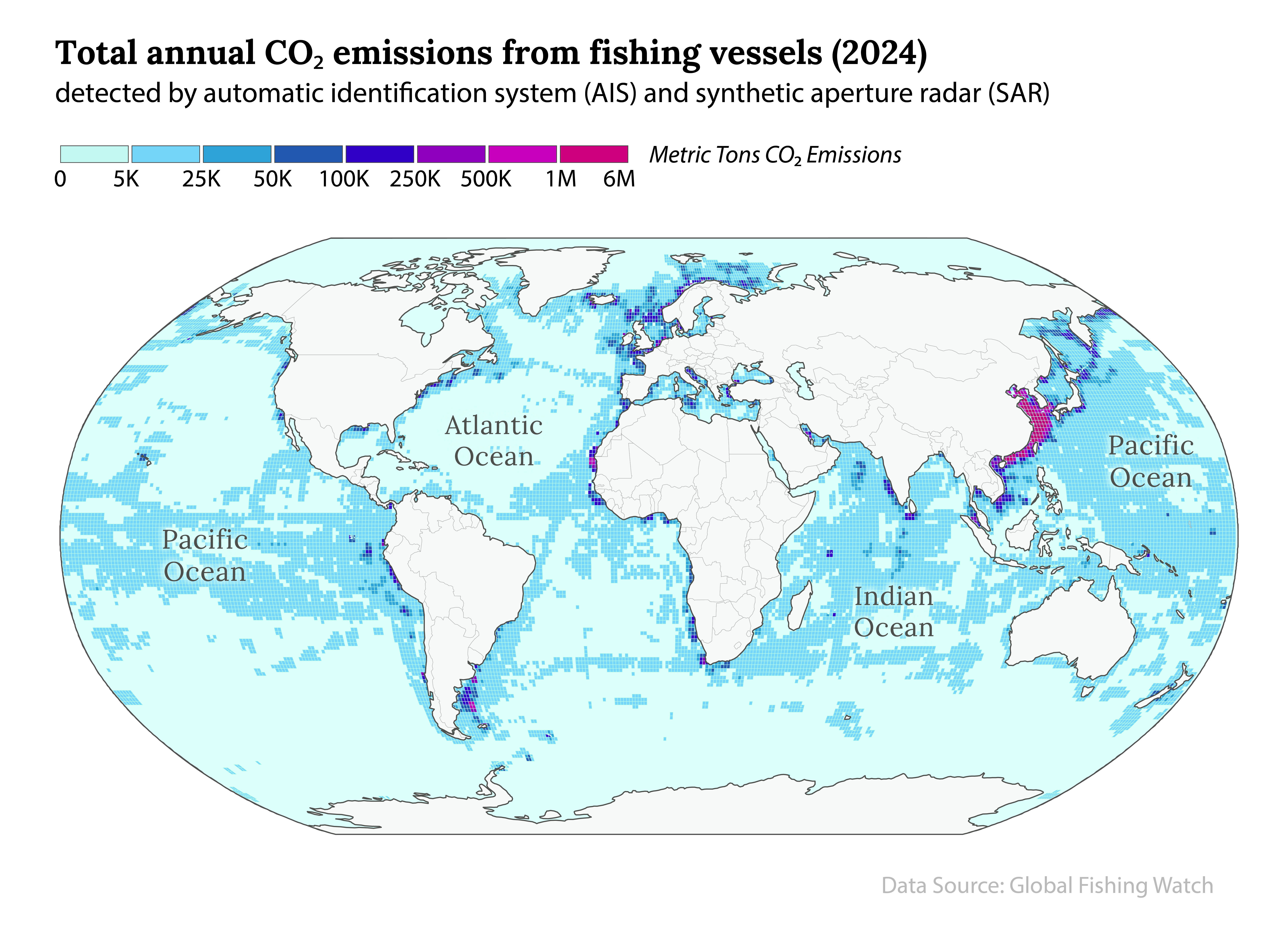 Total Annual Fishing Vessel Emissions 2024